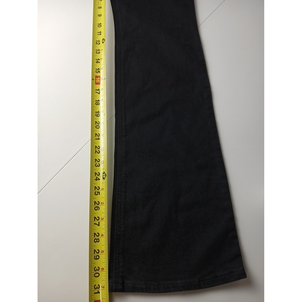 Levis Superlow Bootcut Jeans 26 Women 28x31 Black Levi's Boot Cut New NEW - Picture 11 of 15